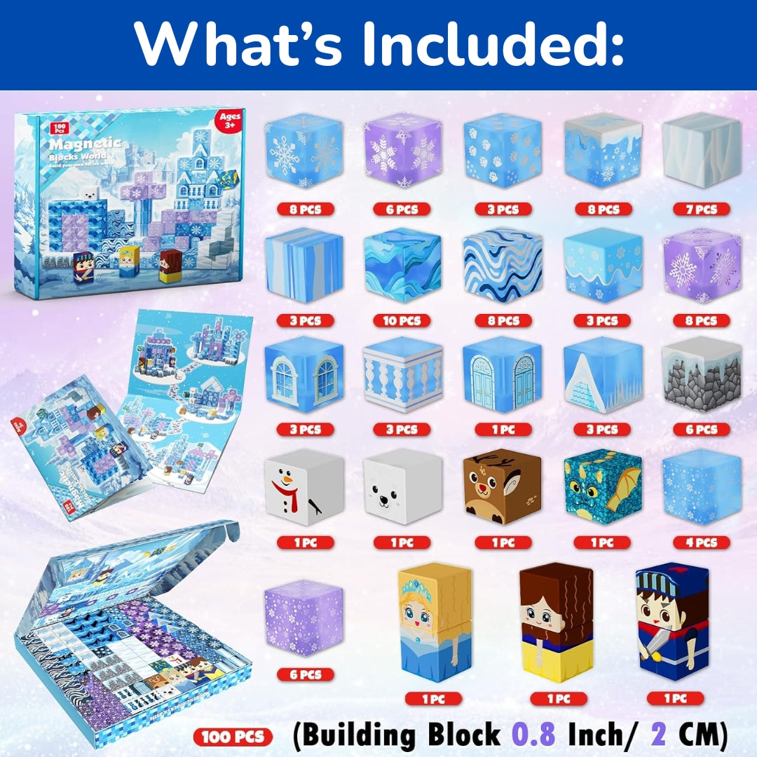 BuildiBlox™ Frozen Castle Set 100 PCS